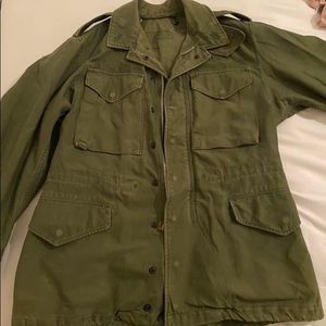 Vintage military field jacket.